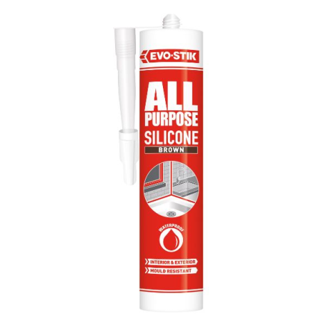 All Purpose Silicone Sealant Brown