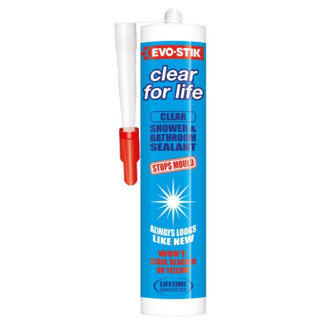 EVO-STIK Clear for Life Shower & Bathroom Sealant