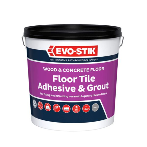 EVO-STIK Wood & Concrete Floor Tile Adhesive & Grout